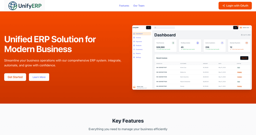 UnifyERP - Universal ERP Integration Framework